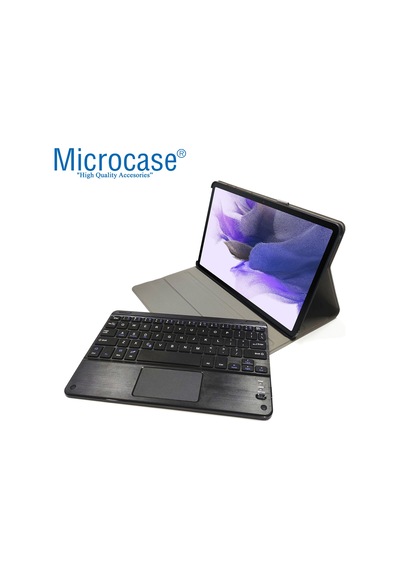 Samsung Uyumlu Tab S7 FE T733 12.4 Bluetooth Touchpad Klavye Kılıf BKK2