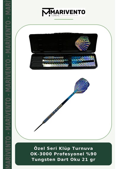 Özel Seri Klüp Turnuva Ok-3000 Profesyonel %90 Tungsten Dart Oku 21 Gr