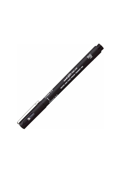 Uni-Ball Pin Cs3-200 Siyah Cs3 Fine Line Kesik Uç Kalem 3.0