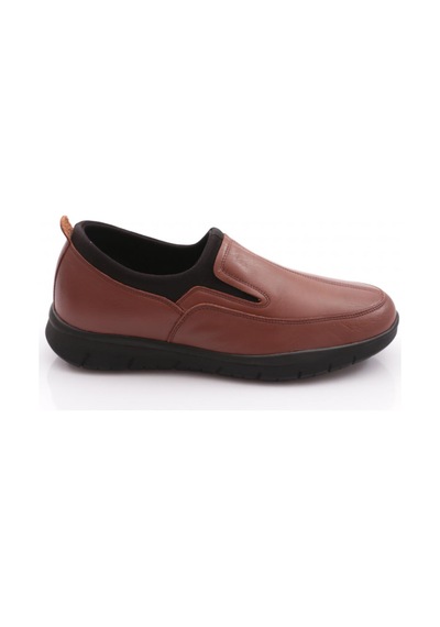 King Paolo C1077 Erkek Ss Battal Cool Comfort Deri Ayakkabı D.taba-str Sy