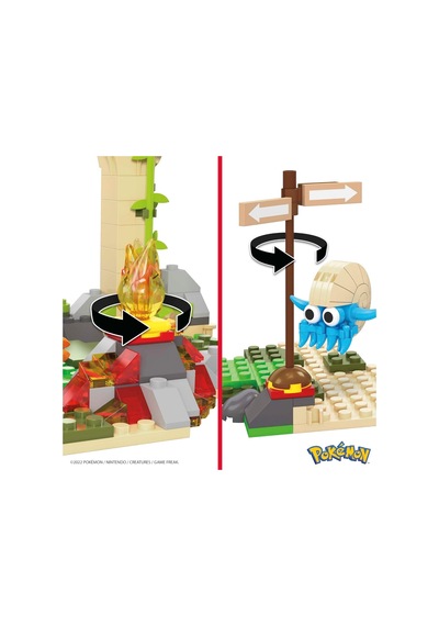 Mega Bloks Pokémon Orman Harabeleri Yapı Seti Ile Diğer Dünyalara