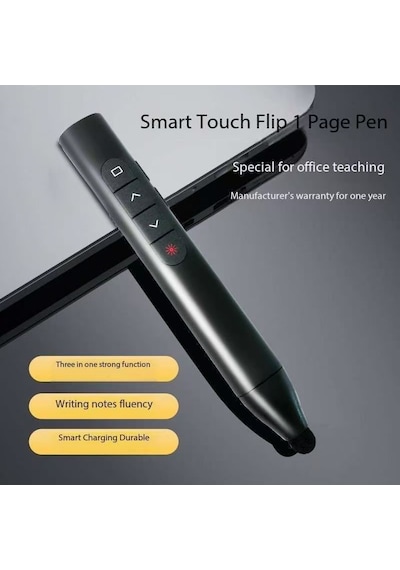 Akıllı Tahta/telefon/tablet Dokunmatik Kalem Lazer Presenter Kablosuz Sunum Kumandası-fiber Uçlu-1