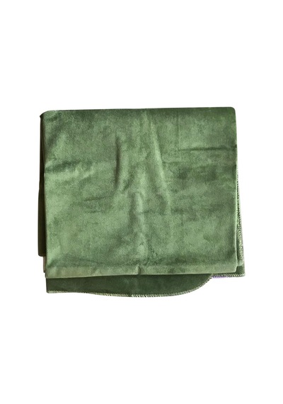 Okey Oyun Masa Örtüsü Flok 140x140 Parlak Yeşil