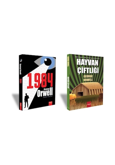 George Orwell 1984 + Hayvan Çiftliği Set 2 Kitap