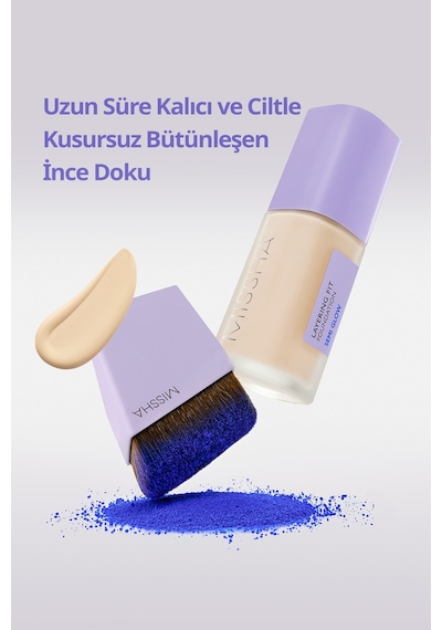 Yarı Parlak Bitişli Nemlendirici Fondöten Mıssha Layering Fit Foundation Semi Glow No21 Vanilla 21