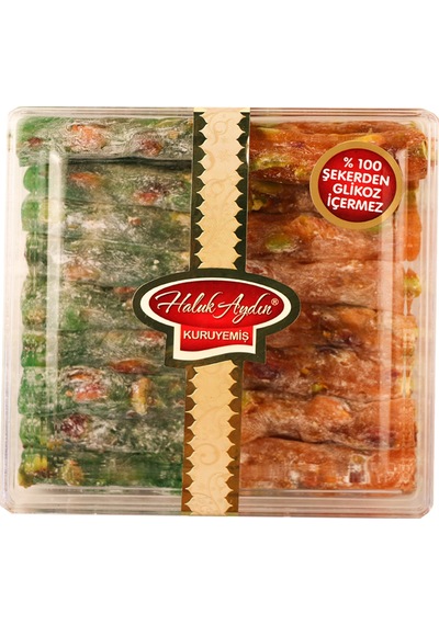 Haluk Aydın Kuruyemiş Elmalı Portakal Aromalı Özel Fitil Lokum 220 G