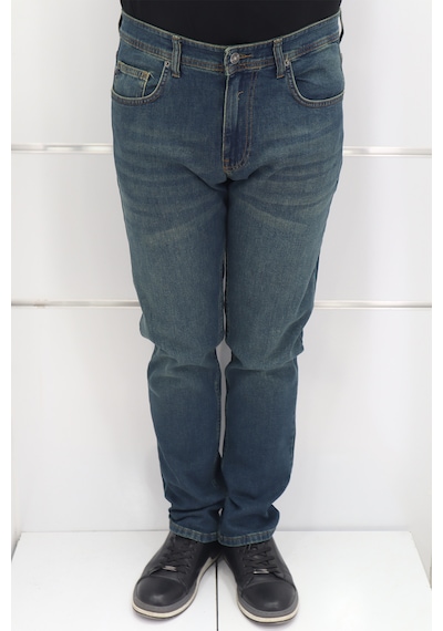 Denim Cartel Dmctekstil Erkek Yeşil Yüksek Bel Rahat Kesim Boru Paça Jean Pantolon Yeşil