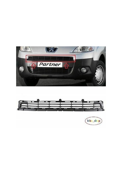 Peugeot Partner Tepee Berlingo 3 Ön Tampon Üst Izgarası 7414.ZS