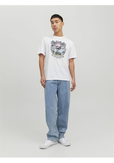 Jack & Jones Kuru Kafa T-shirt Jorbeachbone Erkek Tişört 12234309 001