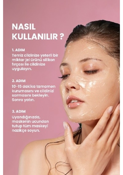 Royues Soyulabilir Kolajen Jel Yüz Maskesi 50 ML