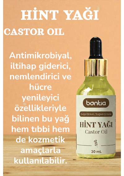Hint Yağı & Hindistan Cevizi Yağı Seti 2x20 Ml Saç Bakımı, Cilt Bakımı, Doğal Yağlar 40 ML