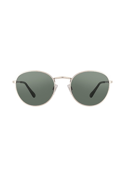 Daniel Klein Dk3263-2 Yeşil Gold Metal Design Yuvarlak Oval Polarize Camlı Unisex Güneş Gözlüğü Gold