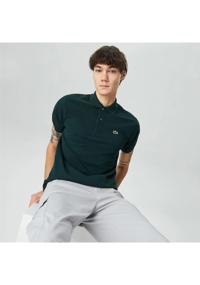 Lacoste Erkek Klasik Pike Kumaş Polo T-shirt Antrasit