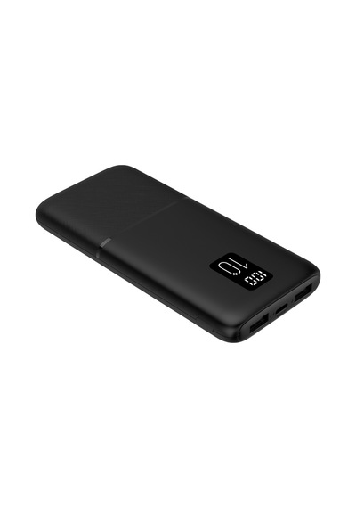 Logia P10 10000 Mah Led Ekranlı Slim 2.1a Powerbank Siyah