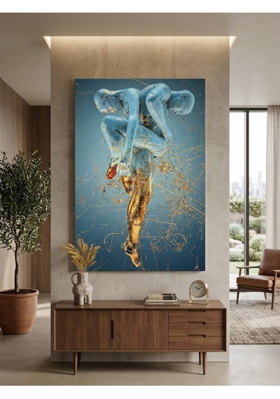 Tablo 60x90 Cm Büyük Boy Kafe Ve Salon Hediyelik Duvar Aksesuarı Ahşap  - Bej