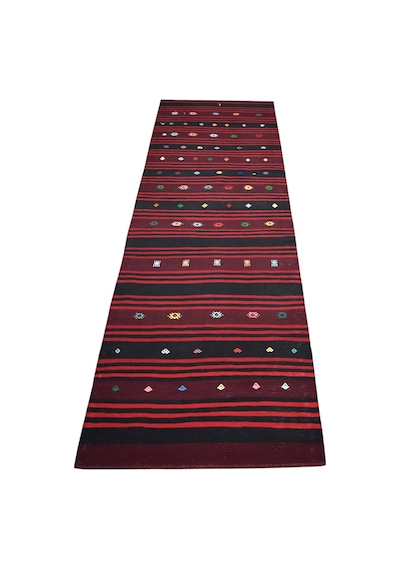 Zehra Abla Halı Yeni El Dokuması Başyapıt Malatya Yolluk Yün Kilim 7224 Çok Renkli