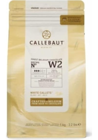 Callebaut W2 Beyaz Drop Çikolata 1 Kg