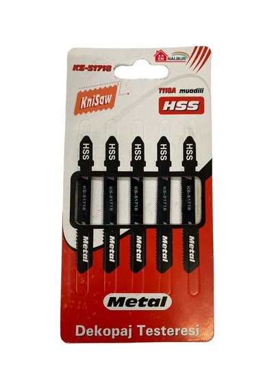 Kupa & Bardak Knisaw 51718 Metal Dekupaj Testeresi 5 Parça