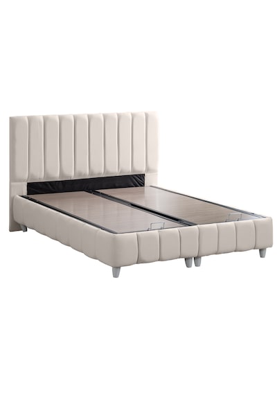 Narva İkili Set, Narva Tek Kişilik Baza Başlık Seti Krem 100 x 200