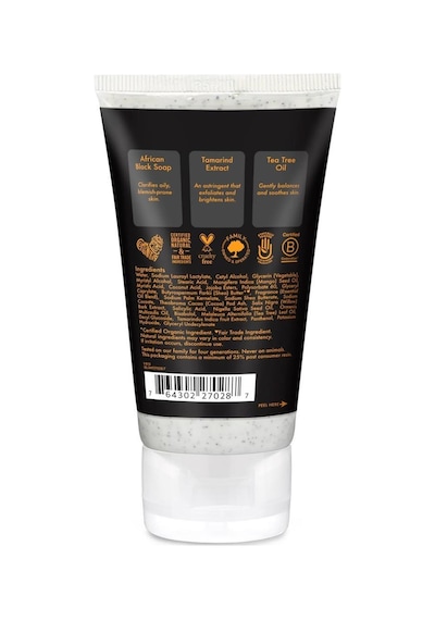 Shea Moisture Afrika Siyah Sabunu Yüz Yıkama ve Peeling 43GR