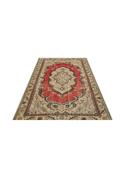 Özel Vintage Eskitme El Dokuma Halı 165 X 250 Cm 8941