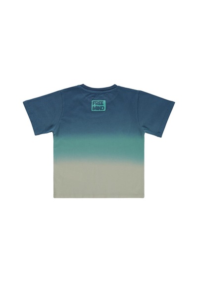 Civil Boys Batik Renk Geçişli 2-5 Yaş Tişört - Yeşil Petrol