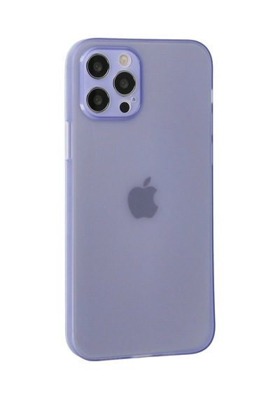 Cosmotex Newface Apple, Uyumlu iPhone 12 Pro Kılıf Puma Silikon - Mor