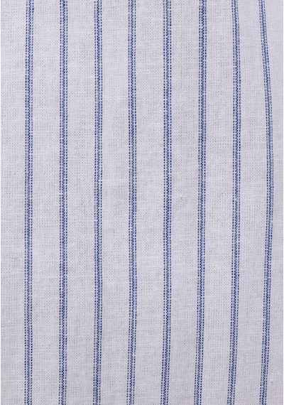 Colin's Colins Regular Fit Shirt Neck Çizgili Erkek Lacivert Uzun Kol Gömlek Cl1080091 Q1.v2 Nav