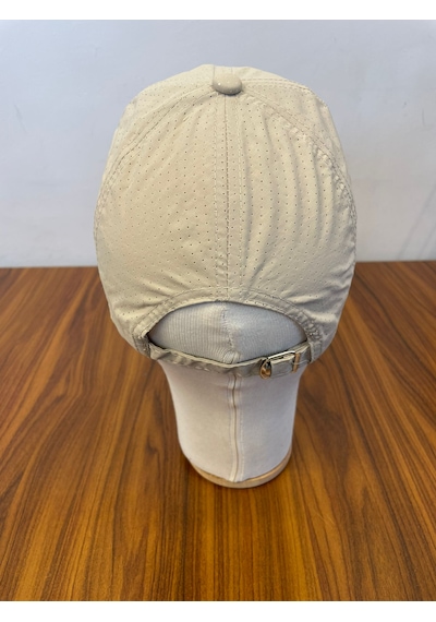 Hamze Mikro Paraşüt Delikli Kumaş Yazlık Unisex Beyzbol Cap Şapka Bej