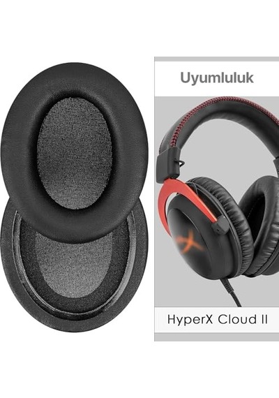 X Cloud 3 2 1 Ve Cloud Alpha Için Deri Kulaklık Pedi Yüksek Kaliteli Materyal Kulaklık Süngeri