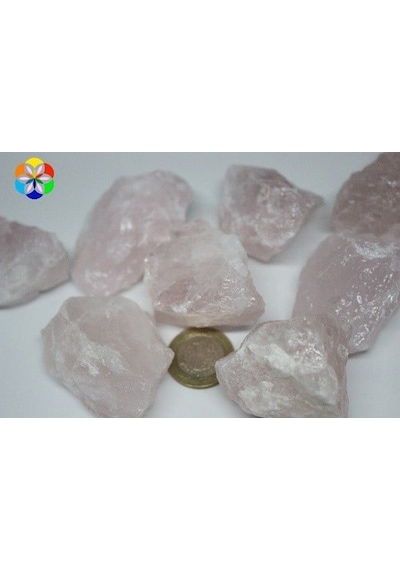 Pembe Kuvars Taşı Ham Parçalar Büyük Boy (130-170Gr)