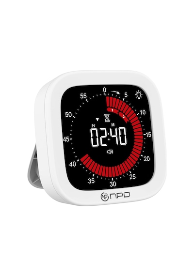 Npt32b Analog Görünümlü Dijital Kronometre Pomodoro Motivasyon Saati