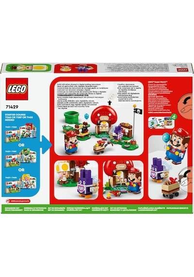 LEGO® Super Mario™ Nabbit Toad’un Dükkanında Ek Macera Seti 71429 7+ Yaratıcı Oyuncak Yapım Seti - 230 Parça
