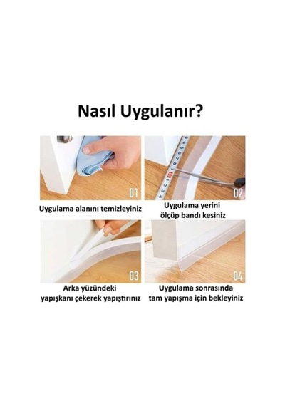 Mey İthalat 3 Metre Kapı Pencere Rüzgar İzolasyon Bandı Diğer
