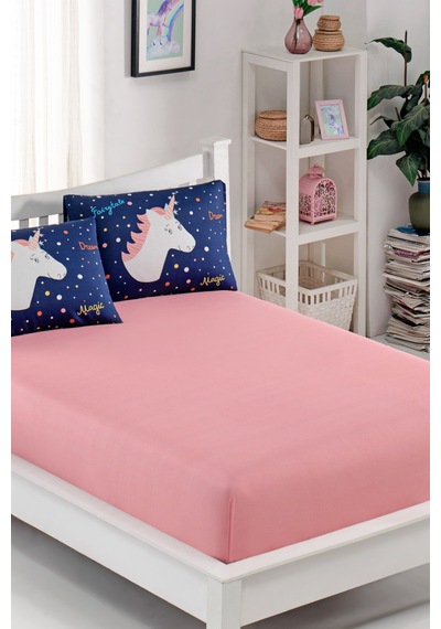 Eponj Home Pes Lastikli Çarşaf Seti Tek Kişilik Magicunicorn Laci Laci