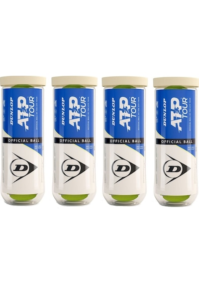 Dunlop Atp Tour 3'lü 4 Kutu Tenis Topu
