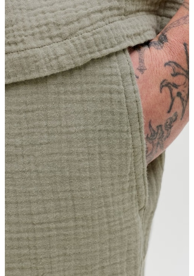 Jack & Jones Pants Studio Jpstjaıden Pamuk Relaxed Fit Short Erkek Short 12274758 Yeşil