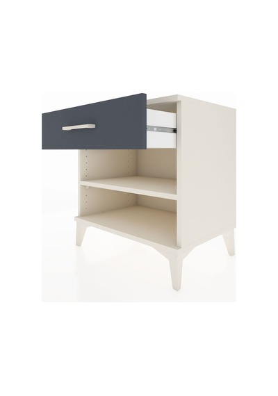 Hyperion Komodin Tek Raflı Tek Çekmeceli 60x44x64 Aytaşı-antr... Aytaşı