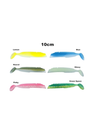 Fujin Salt Eel Body 10Cm X3 Silikon Yem Gövde (473616963)