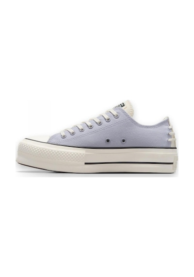 Converse A12553c Chuck Taylor All Star Lift Crafted Laces Platform Sneaker Lila Unisex Aya Lila