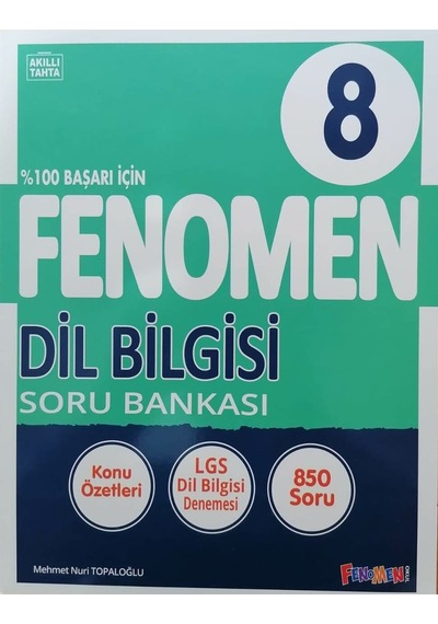 Fenomen 8.sınıf Lgs Yeni Baskı Dil Bilgisi Soru Bankası
