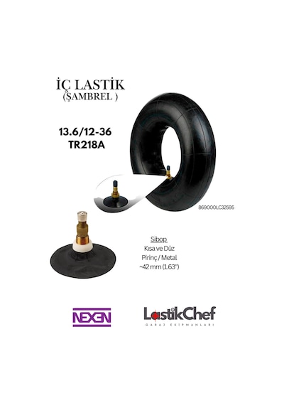 İç Lastik 13.6/12-36 Tr218a - Zirai
