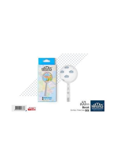 Hatas Büyüteç Plastik 50 Mm