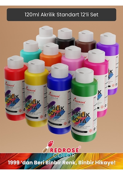 Red Rose Fuşya Akrilik Boya 120 ML