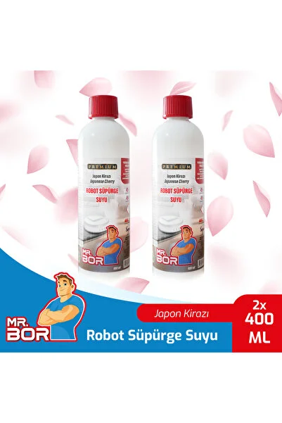 Mr.bor Akıllı Robot Süpürge Suyu 400 Ml.japon Kirazı 2 Adet 2'li Set