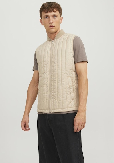 Jack & Jones Suya Dayanaklı Kapitone Yelek - City 12237730 Crockery Jack & Jones Suya Dayanaklı Kapitone Yelek - City 12237730 Crockery