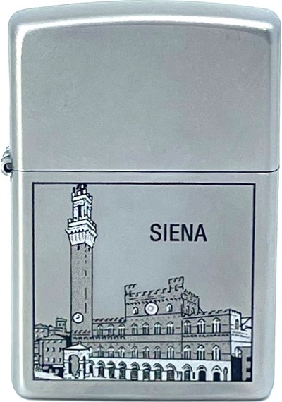 Zippo Siena Piazza Del Campo Dizayn Çakmak Gri