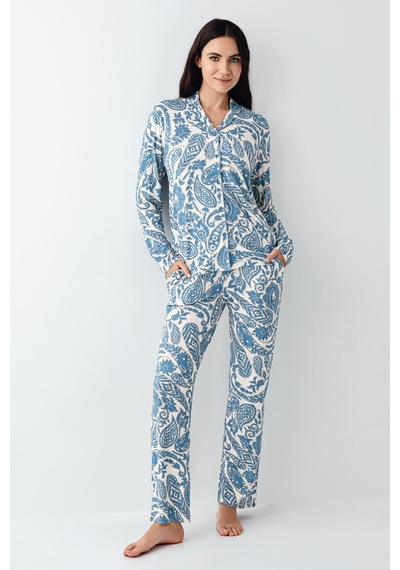 Pierre Cardin Kadın Krem Pijama Takımı Pc9076-s-v1 Krem