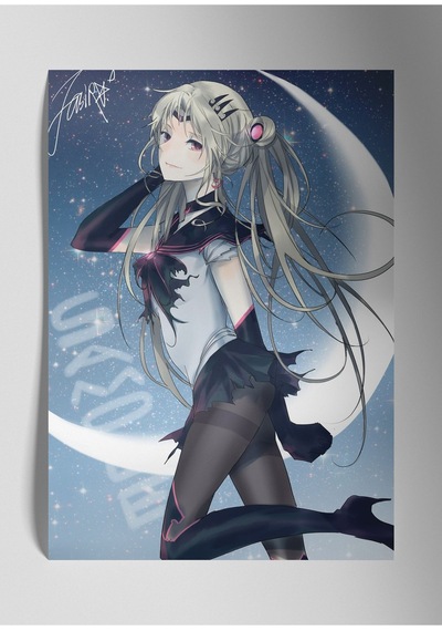 Metal Baskı Anime Duvar Tablosu - Usagi Tsukino