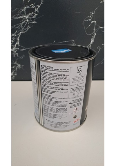 Kardelen Aura Sentetik & Yağlı Boya 1/1 560ml-1kg - Siyah 0,50 L